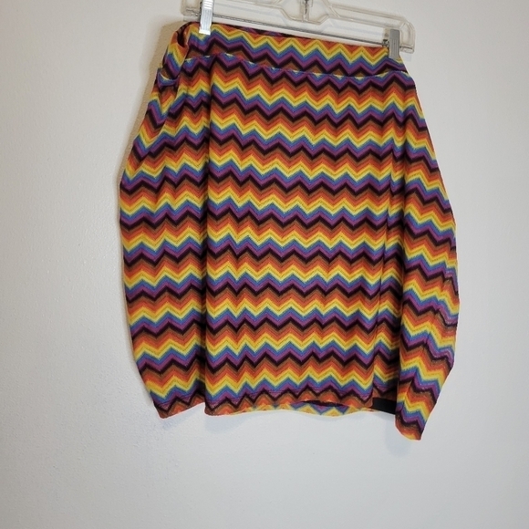 New target pride plus size rainbow chevron skirt - Picture 1 of 7